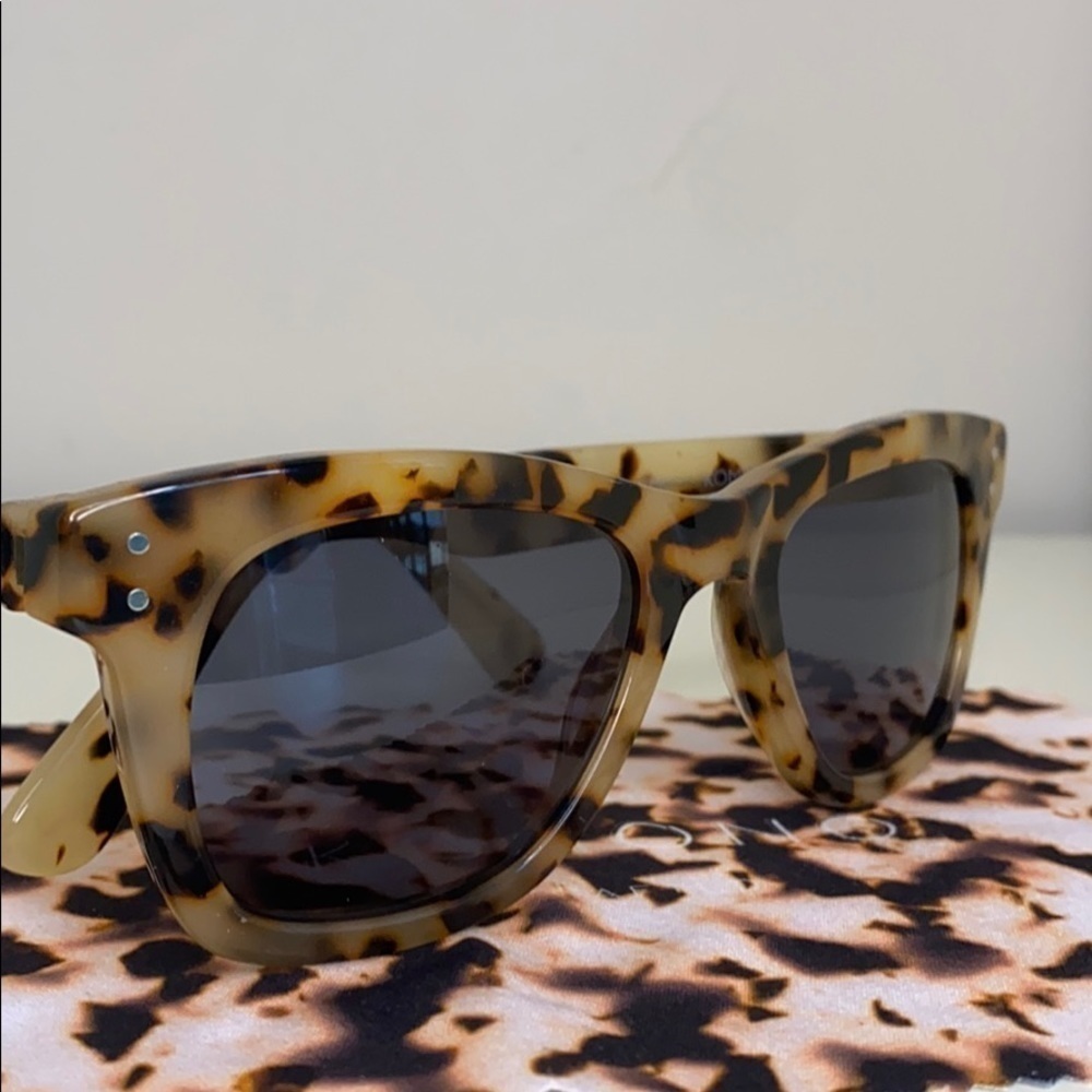 Komono sunglasses Allen Ivory Demi Sunglasses NEW brown Tan tortoise - Picture 8 of 15